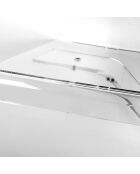 Table console X-factor transparente - 100x30x80 cm